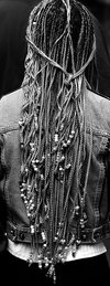 Long braided hair