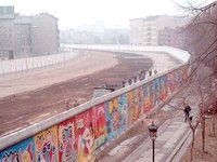 Graffiti on the Berlin Wall