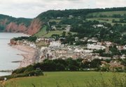 Sidmouth during the folk festival