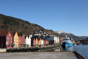 View of Bergen from Flyen