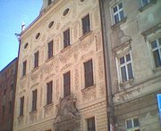 Baroque facade of Dambski Palace (18th c.)