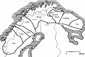 Geographic distribution of the majority dialects