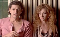 Dexter (Goldblum) and Cheryl (Kim Thomson) considering their affair