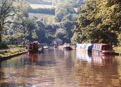 The Kennet and Avon Canal at Brass-Knocker-Bottom near Bath