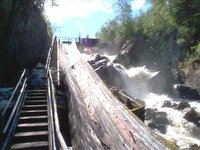 Auttikngs waterfall in Rovaniemen mlk, Finland