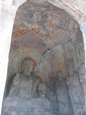 North Binyang Cave interior.  The rear and north walls are visible. (May, 2004)