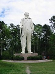 66 Foot Tall Statue of Sam Houston in Huntsville, Texas.