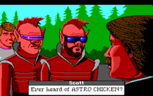 The Two Guys meeting  in Space Quest III