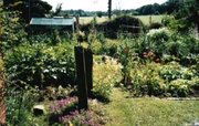 The vegetable garden at Dial House