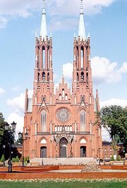 Neo-gothic church in Żyrardw