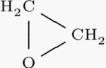 Structure formula of Epoxyethane