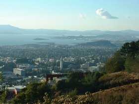 Berkeley as seen from the Claremont Canyon reserve