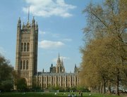 Victoria Tower and south elevation from the south