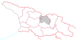 Grey area is South Ossetia