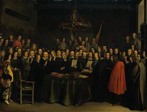 The Ratification of the Treaty of Mnster by Gerard Terborch