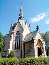 The Juselius Mausoleum in Pori. With frescoes by one of my favorite artists, Akseli Gallen-Kallela.