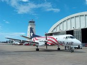 A Fina Air Saab 340 at Aguadilla, Puerto Rico. Photo by Jose Mendez and the BQN Ramp Spotters.