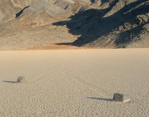 Rocks on Racetrack Playa