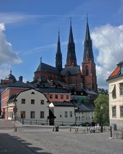 Construction of the Uppsala Cathedral began in 1287.