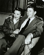 Nancy and Ronald Reagan married in 1952. Nancy Reagan became a powerful background figure in Ronald Reagan's rise and roles as governor and president.
