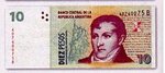 Belgrano's portrait appears on the 10  bill.