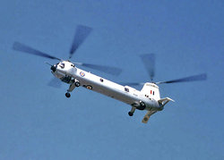  de Twin rotor helikopter had een grote vrachtdeur en externe takel, en werd gebruikt als personeel/paratroop transport, evacuatie van slachtoffers, en voor het heffen van grote ladingen. De Belvedere had een productie van slechts 26 en ging in dienst in .
