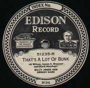 Edison Records "Diamond Disc" label, early 1920s