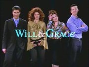 Main cast of Will and Grace. (left to right) , ,  and .