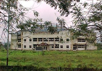 Patimura University in 2001, destroyed in fighting