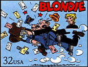 Blondie USPS stamp