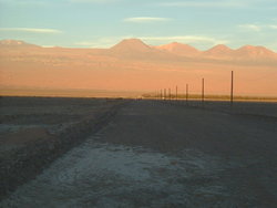 Atacama desert Sunset 