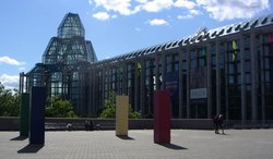 The National Gallery of Canada with sculpture in foreground