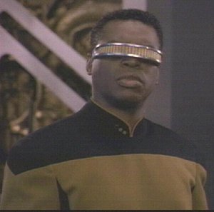 LeVar Burton as Geordi LaForge