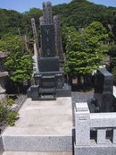 A typical Japanese grave