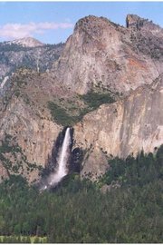 Bridalveil Fall from Inspiration Point (above Tunnel View)
