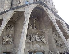 Detail of the Passion facade