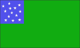 The flag of the Green Mountain Boys