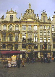 A view of the Grande Place in Bruxelles 