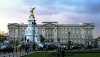 Front view of Buckingham Palace, London