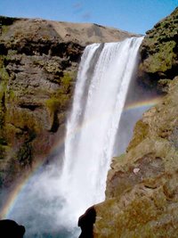 Skogafoss waterfall on Iceland