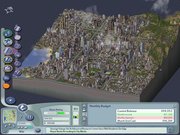 A large city in , a simulation.