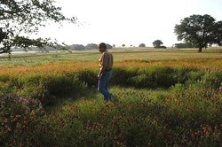 Bush on his ranch