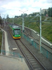 Siemens  of line 14 approaching a PST station