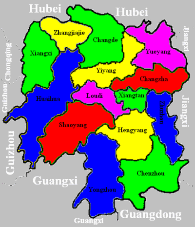 Division of Hunan Province