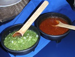 Salsa verde, salsa roja