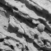 Close up of an outcrop rock