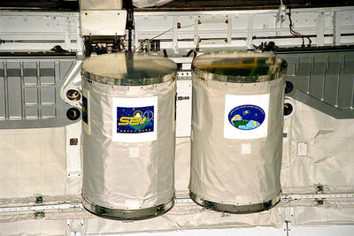  Two Getaway Special (GAS) canisters to be used on .