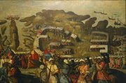 The siege of Malta - Arrival of the Turkish fleet 