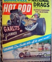 Cover of Hot Rod magazine, featuring Don Garlits' , Wynn's Jammer