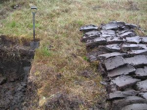 Peat in , Scotland